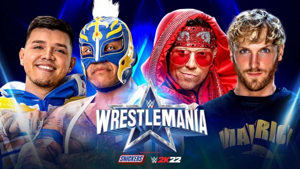 WWE WrestleMania 38 Rey Dominik Mysterio Miz Logan Paul