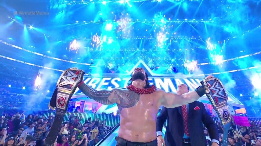 WWE WrestleMania 38 Roman Reigns Undisputed WWE Universal Champion