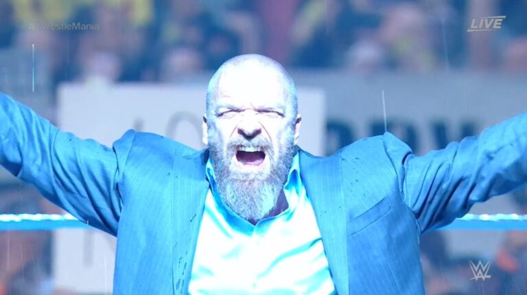 Triple H returns at WrestleMania 38
