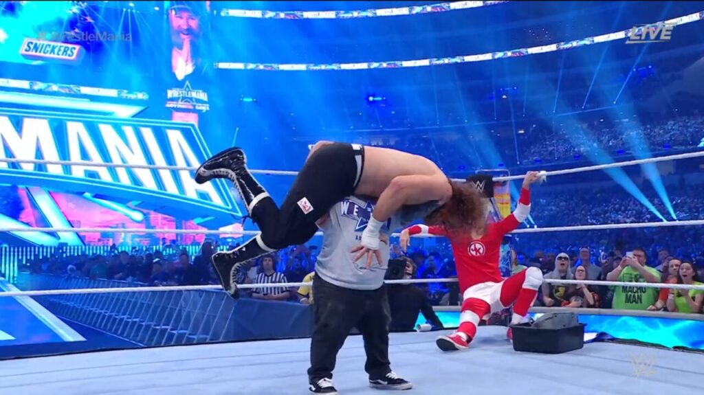 WWE WrestleMania 38 Wee Man Sami Zayn