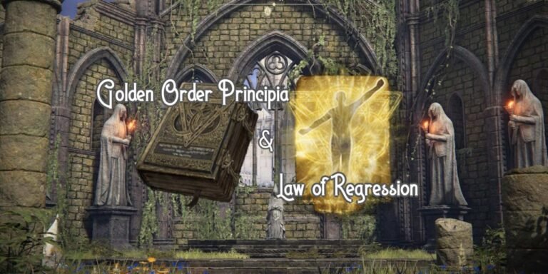 Elden Ring Law of Regression: Where to Find Golden Order Principia