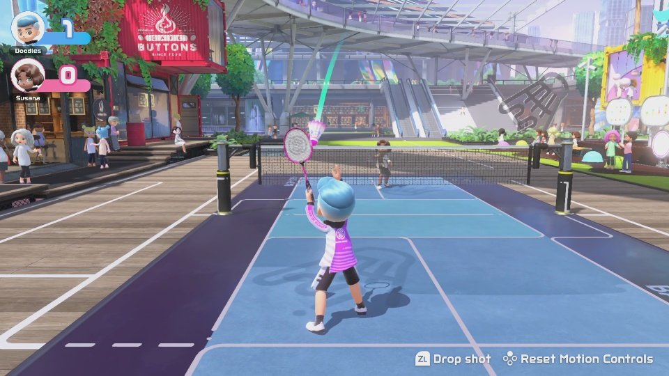 Nintendo Switch Sports Badminton In Game