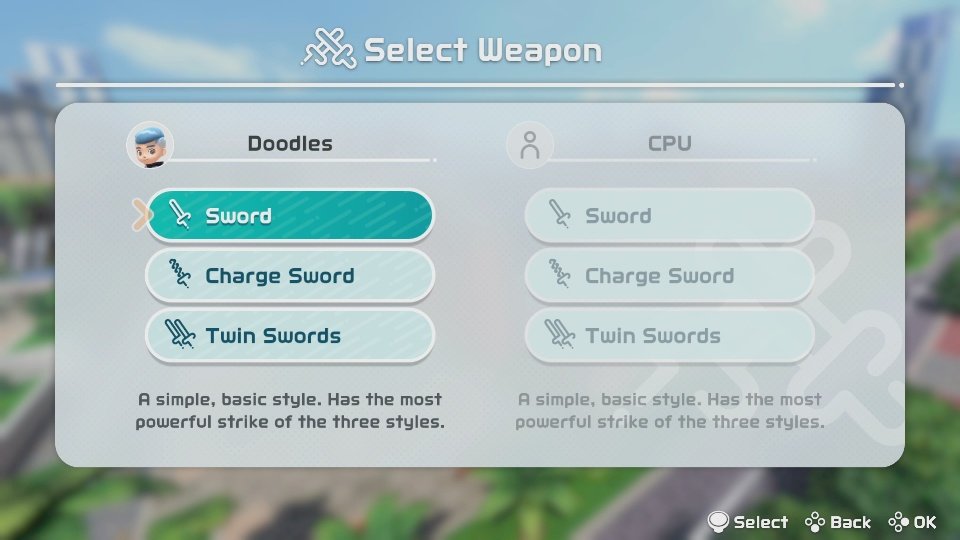 Nintendo Switch Sports Chambara Sword