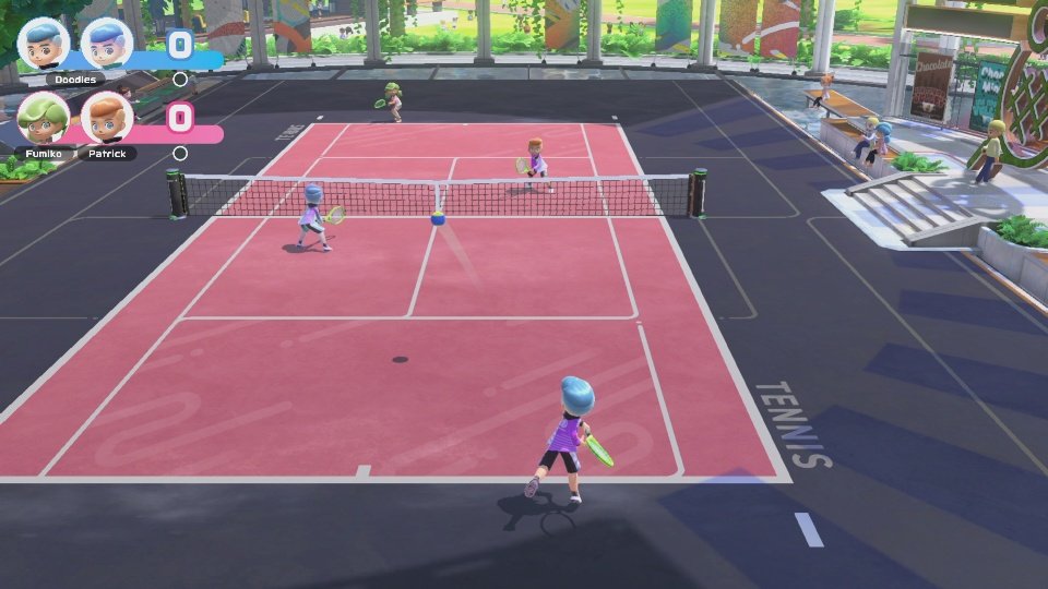 Nintendo Switch Sports Tennis In Game