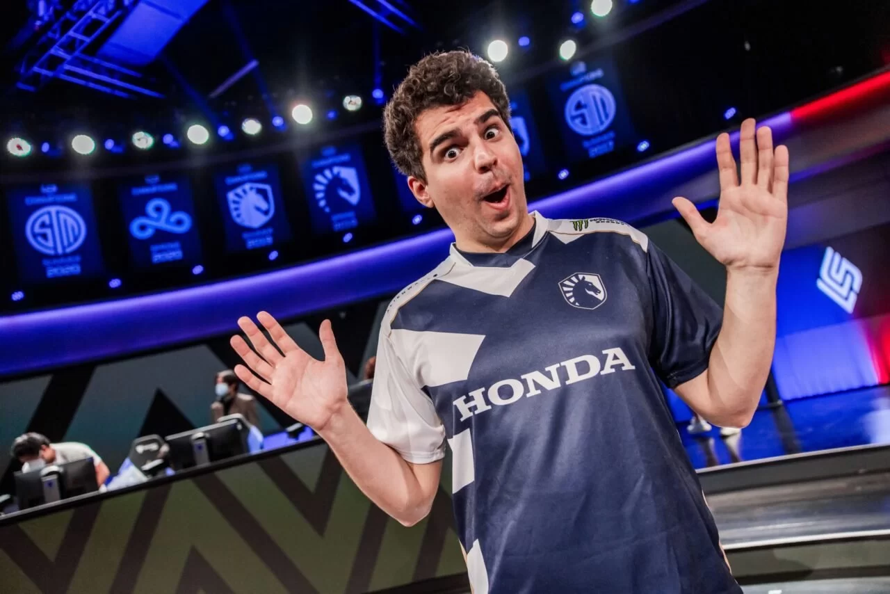 Team Liquid Honda's Top Laner Bwipo On Stage After Day Two Of The 2022 LCS Summer Split.