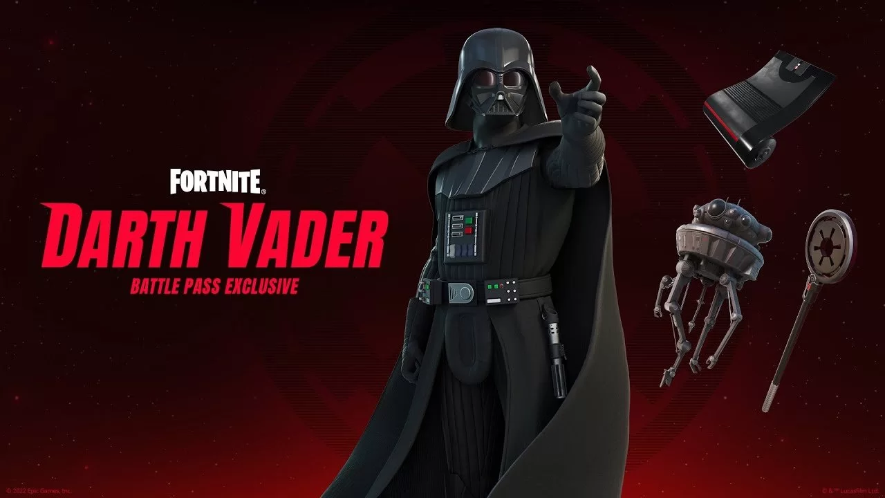 Fortnite Chapter 3 Season 3 Battle Pass Darth Vader Set Key Art