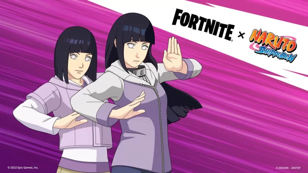 Fortnite Naruto Hinata Key Art
