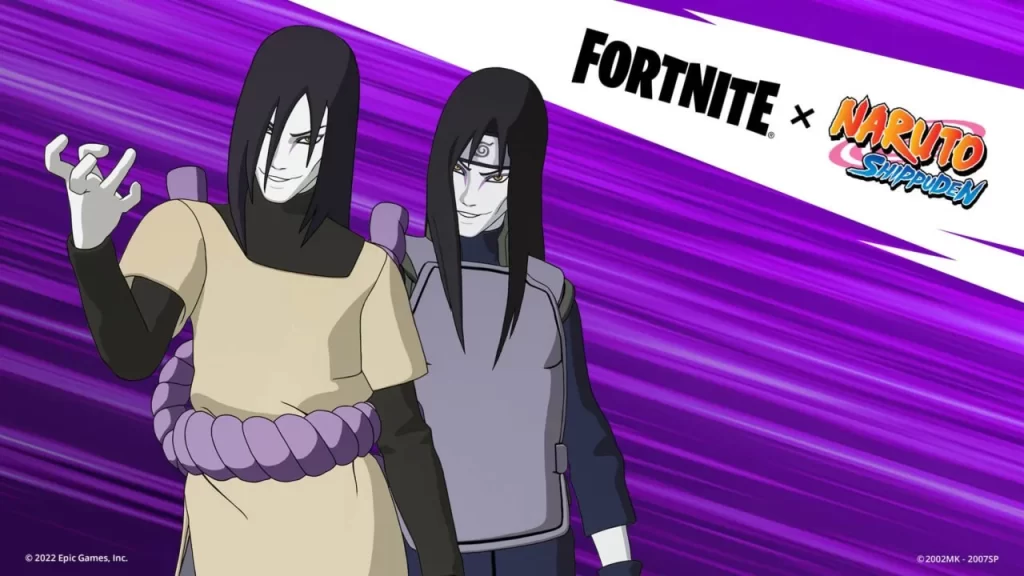 Fortnite Naruto Orochimaru Key Art
