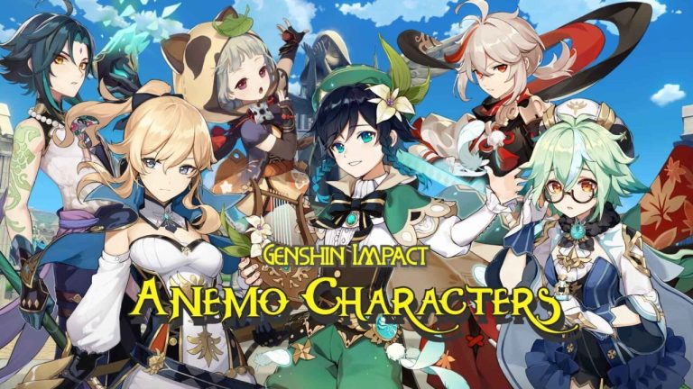 Genshin Impact: All Anemo Characters (Updated December 2022)