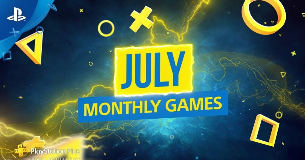 PlayStation Plus PS July Monthly Games Logo