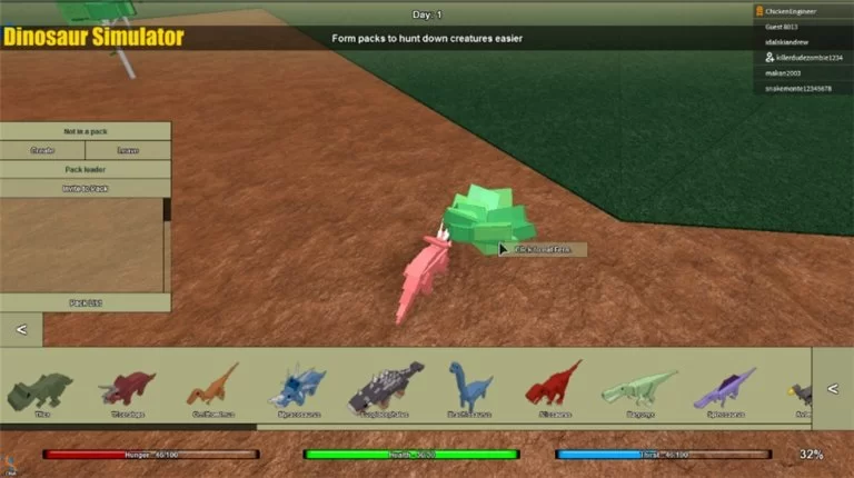 Roblox-Dinosaur-Simulator-Gameplay