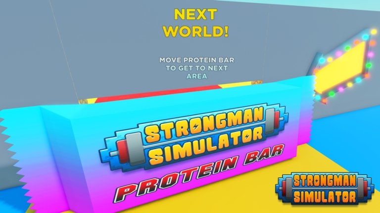 Roblox Strongman Simulator Protein Bar