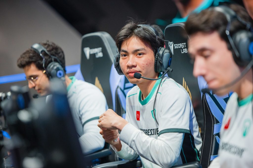 IMT Kenvi on stage during the 2022 LCS Summer Split