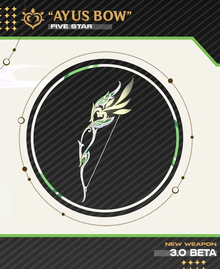 Genshin Impact: Upcoming weapon Ayus bow leaks, Dendro Archon weapon?