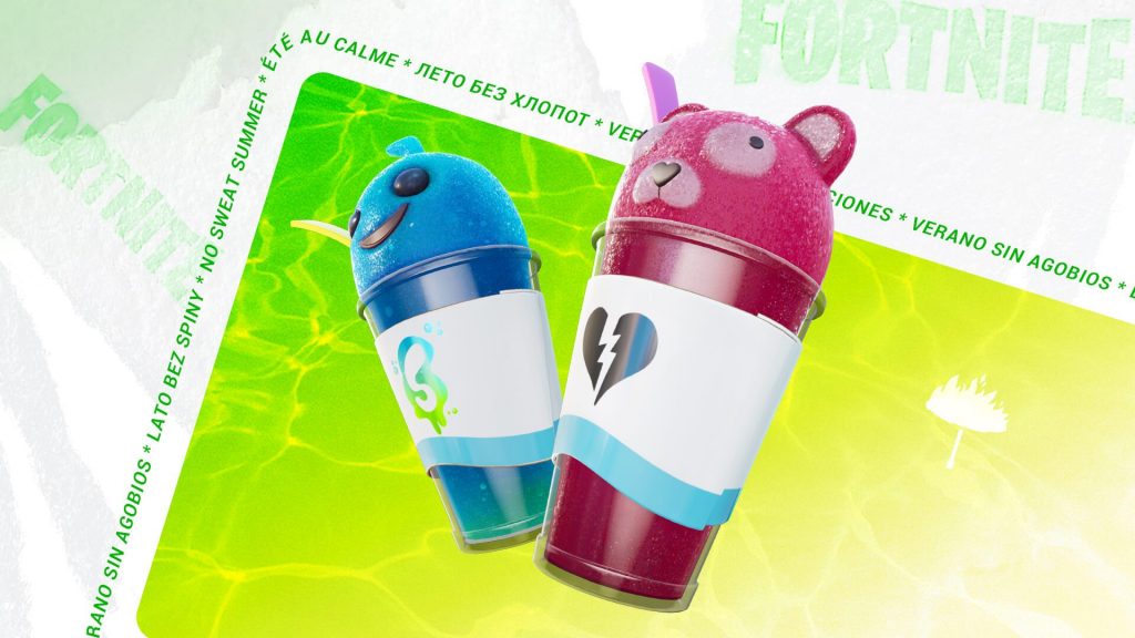 Fortnite August 2022 Crew Pack - Cuddle Cerise Style of the Ice-Blasted Snow Crunchem Back Bling 
