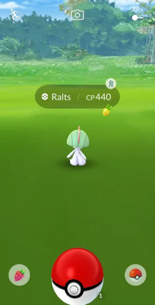 Pinap berry used on ralts in Pokemon go, what do pinap berries do guide
