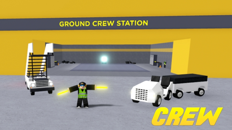 Roblox Airplane Simulator Ground Crew station