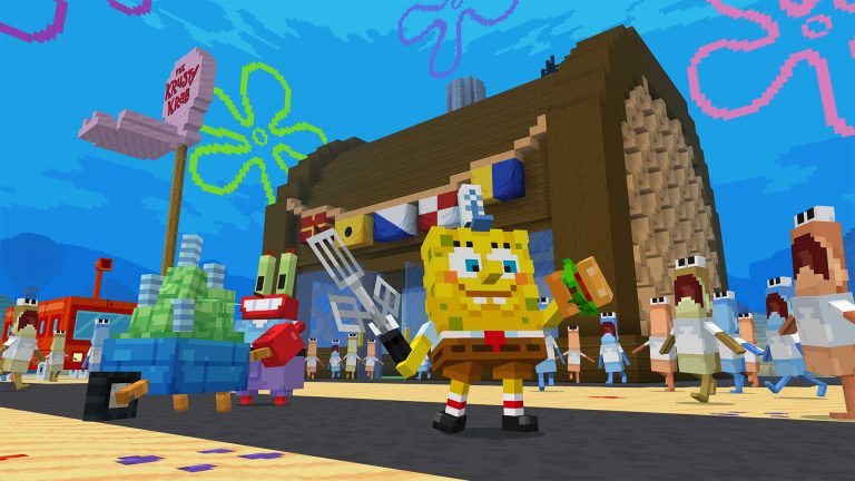 Minecraft Spongebob DLC – The Square Man enters the Square World