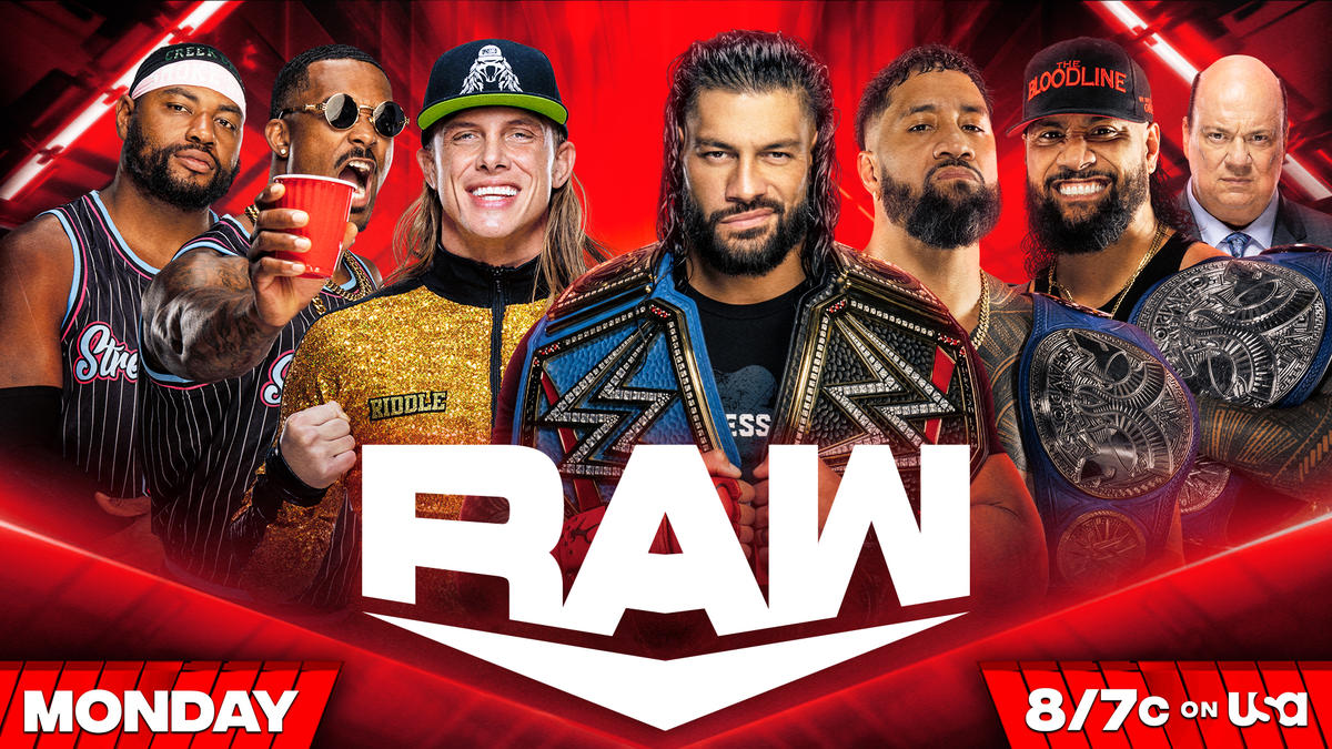 WWE Raw July 25 2022 Main Event Key Art
