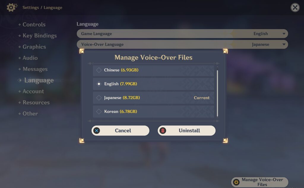 3.0 update size voices