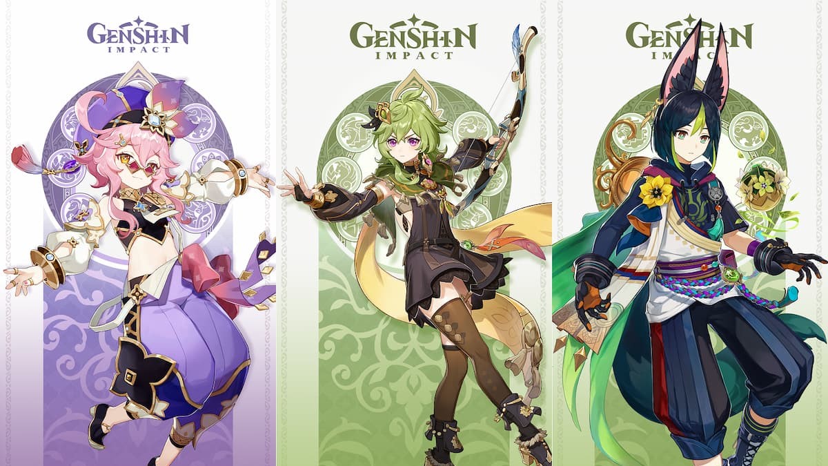 Genshin Impact 3.0 New Characters Key Art
