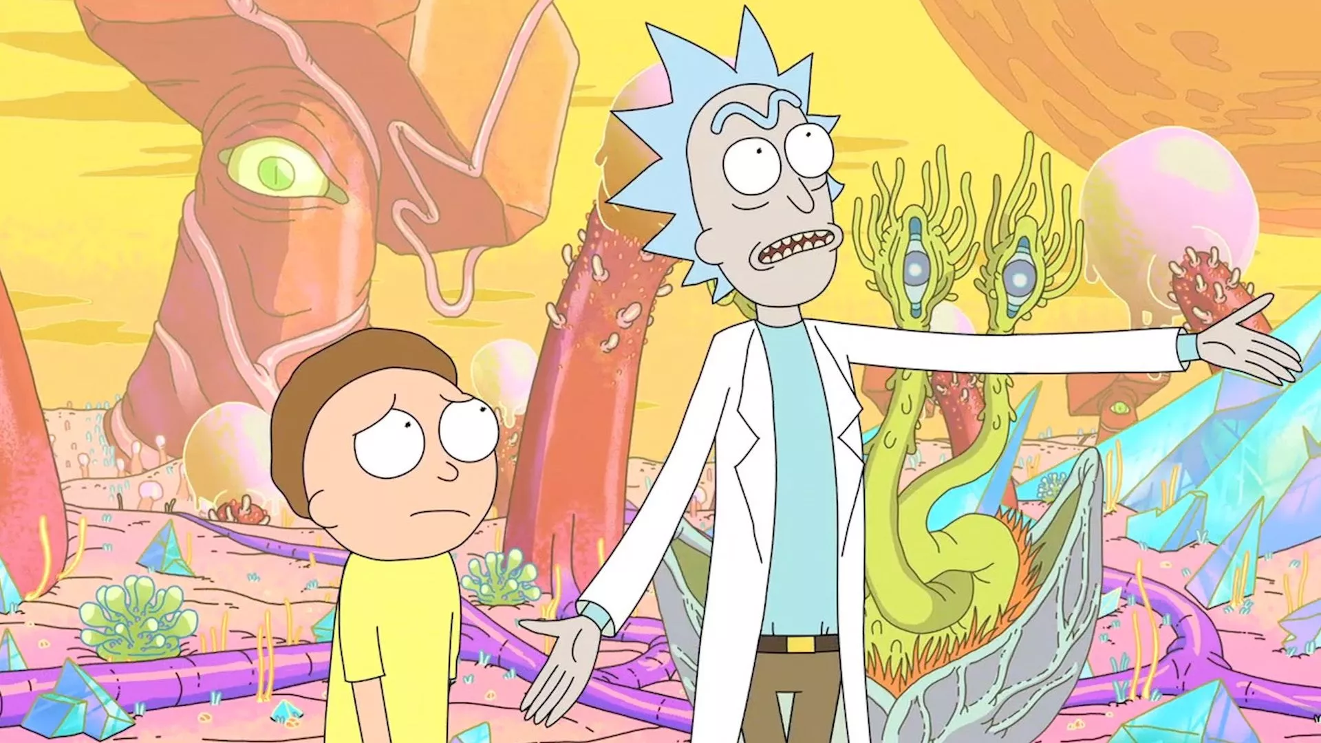 Rick and Morty in TV show