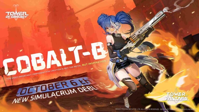 Tower of Fantasy: Cobalt B is the new Simulacrum limited order