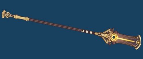 Genshin Impact - Polearm - Weapon - Staff of the Scarlet Sands