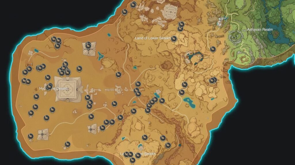 Genshin Impact - where to find Scarabs - all Scarab locations on the map