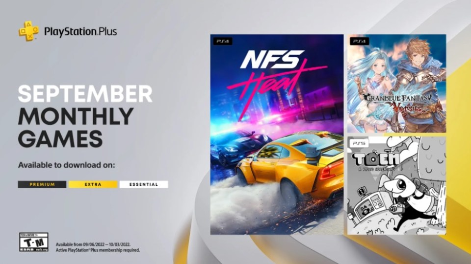 Playstation Plus September New Releases