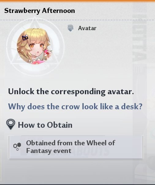 Wheel of Fantasy Avatar