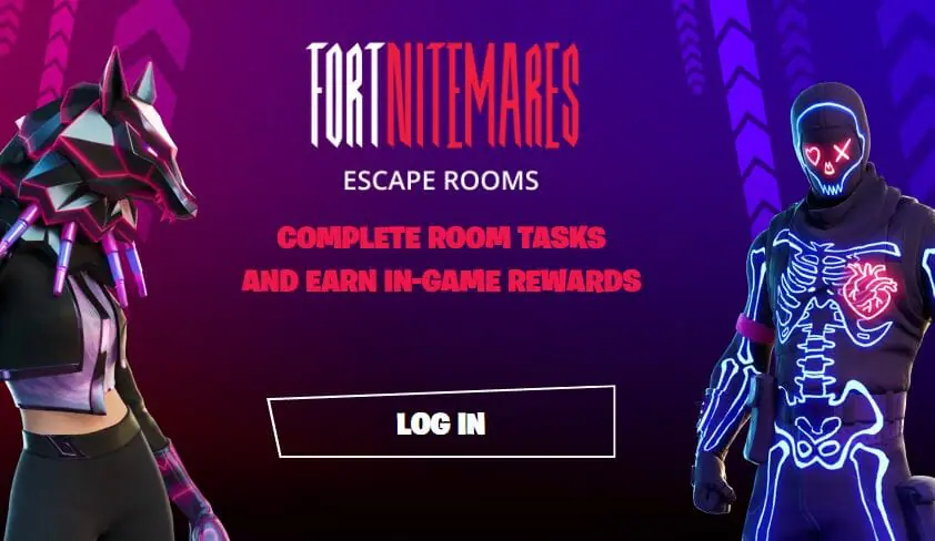 Fortnitemares escape room
