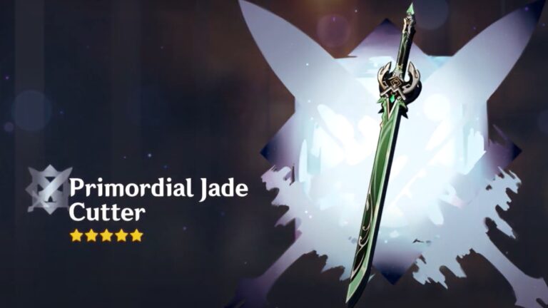 Genshin Impact ‘Primordial Jade Cutter’ Weapon Guide: Where to get, stats, effects, ascension materials, and recommended characters