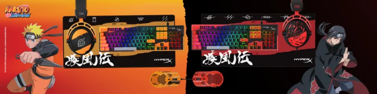 Check out the fantastic new HyperX Naruto collab