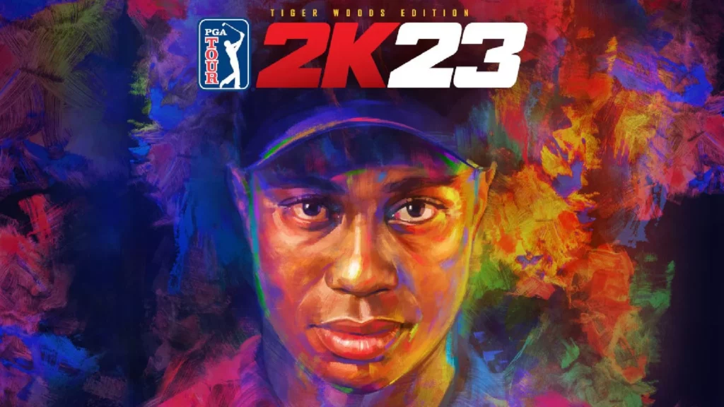 PGA Tour 2K23 Tiger Woods Edition Key Art