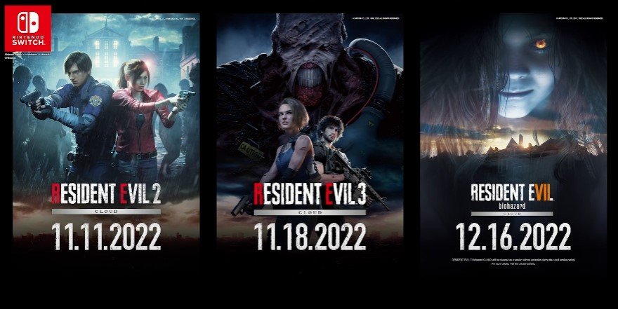 Resident Evil 2 3 7 Nintendo Release Dates