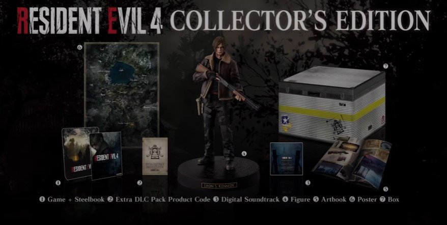 Resident Evil 4 Remake Collectors Edition Content