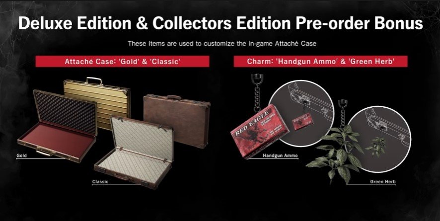 Resident Evil 4 Remake Deluxe Collectors Edition Pre Order Bonus Content
