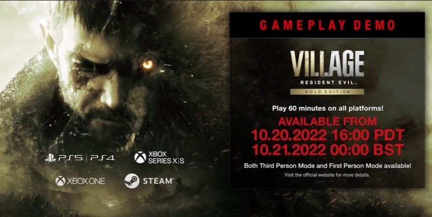 Resident Evil Village Gold Edition Demo Release Date