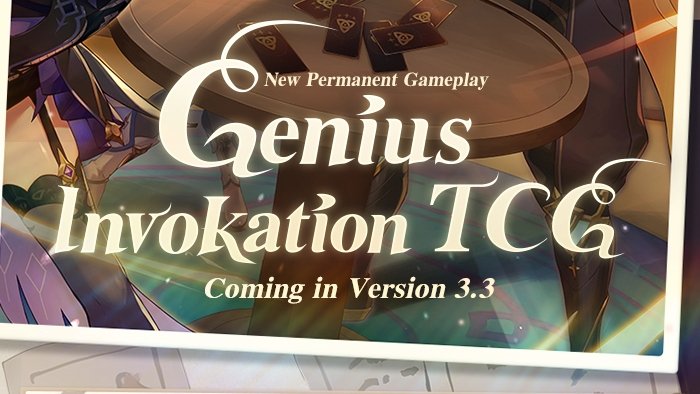 Genshin Impact - Genius Invokation TCG - twitter - release