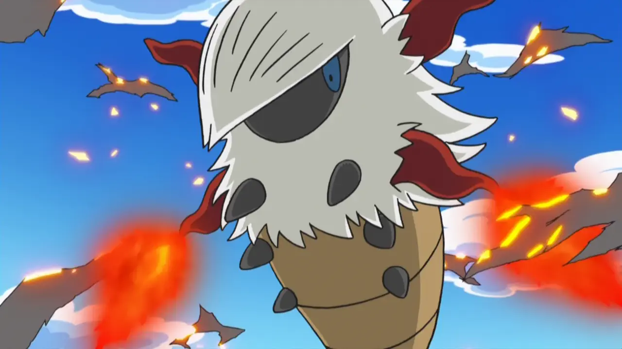 Larvesta in the pokemon anime
