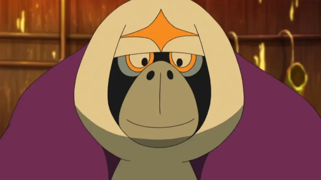 Oranguru in the pokemon anime