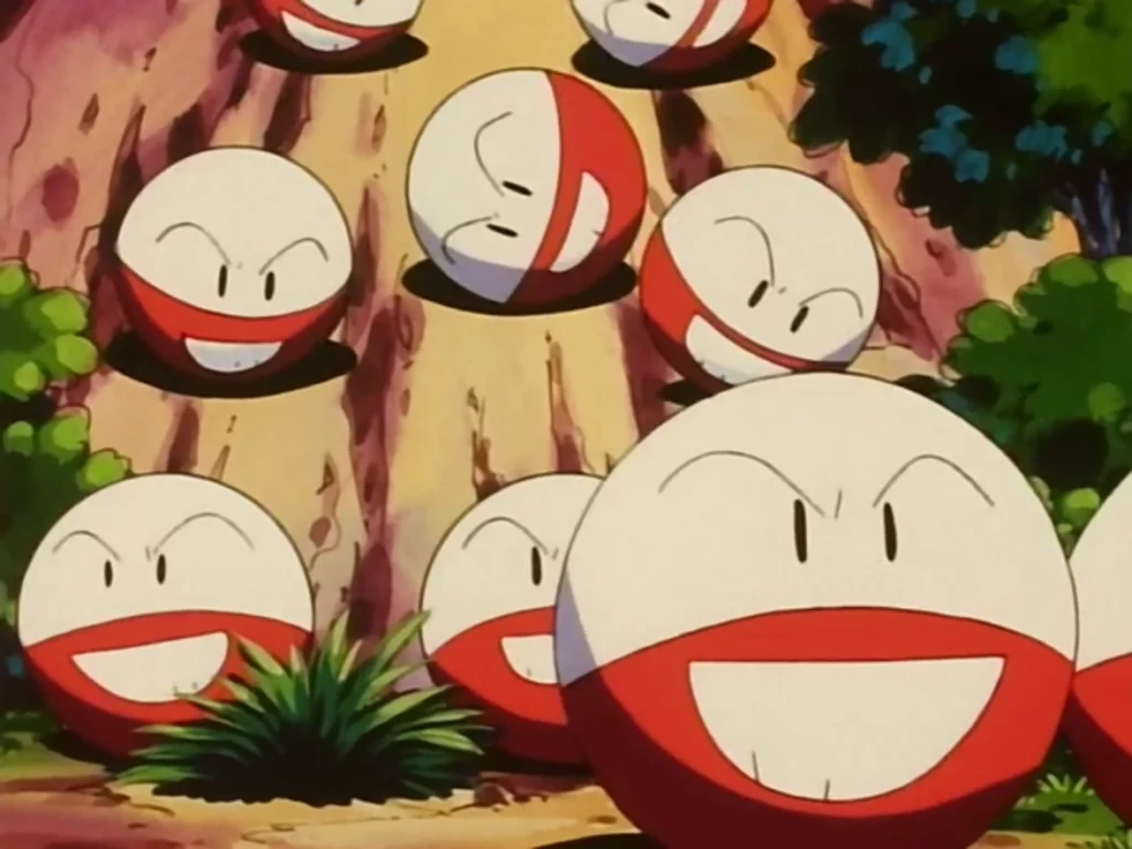 Pokemon Anime Electrode Group