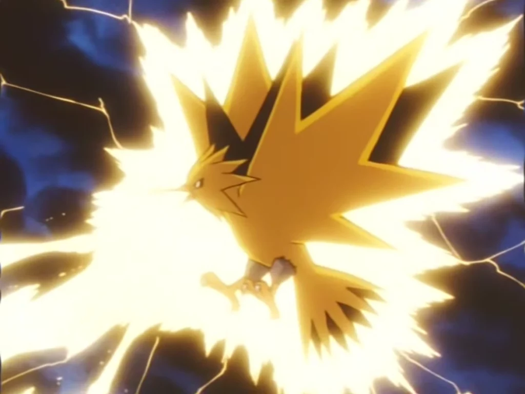Pokemon Anime Zapdos Attack
