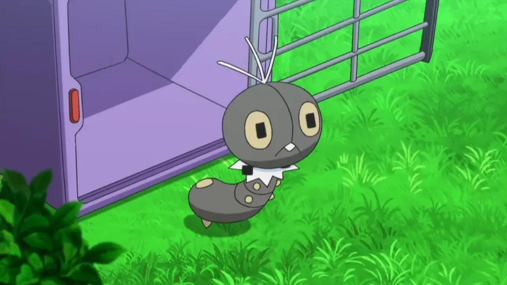 Scatterbug in the pokemon anime