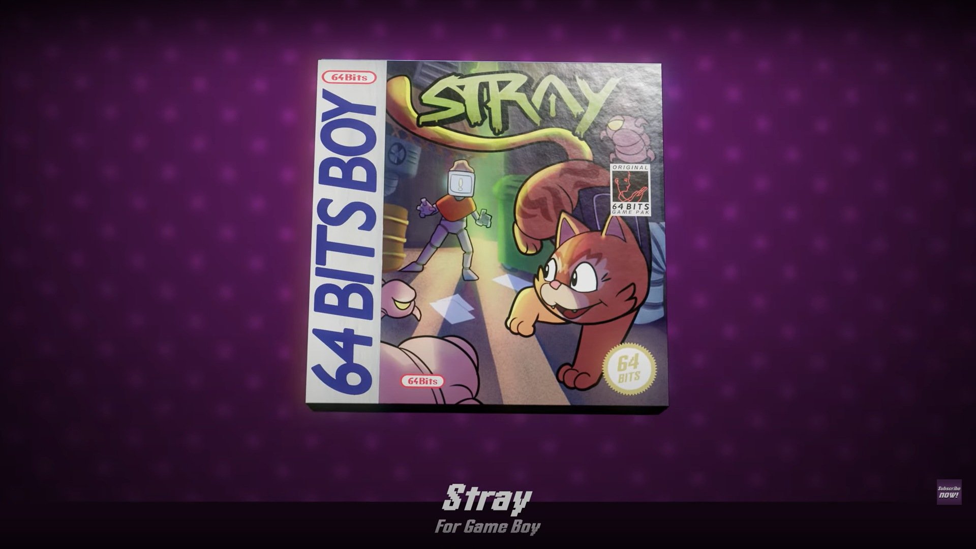 Stray - fanmade demake - original game boy - by 64 Bit