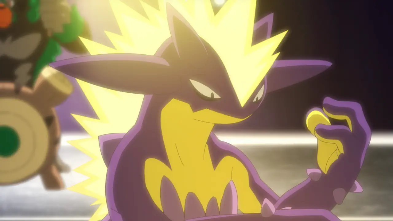 Toxtricity in the pokemon anime