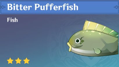 Genshin Impact - Bitter Pufferfish