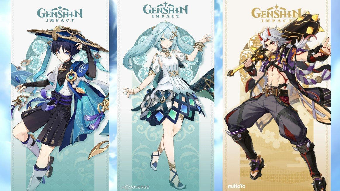 Genshin Impact - Version 3.3 Phase 1 Wanderer and Itto Banners