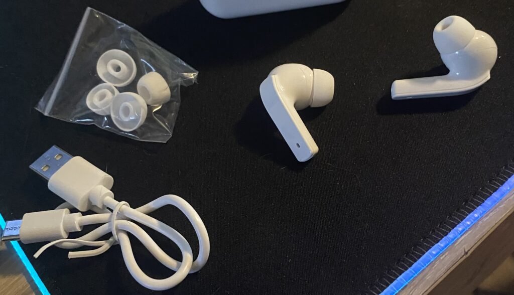 iLive Truly Wireless Noise Canceling Earbuds review accessories